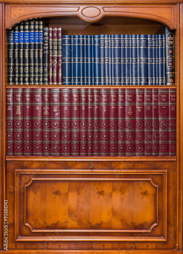 An old Jewish bookcase