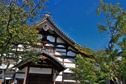 Closeup on a building in the Kodaiji temple complex  Kyoto