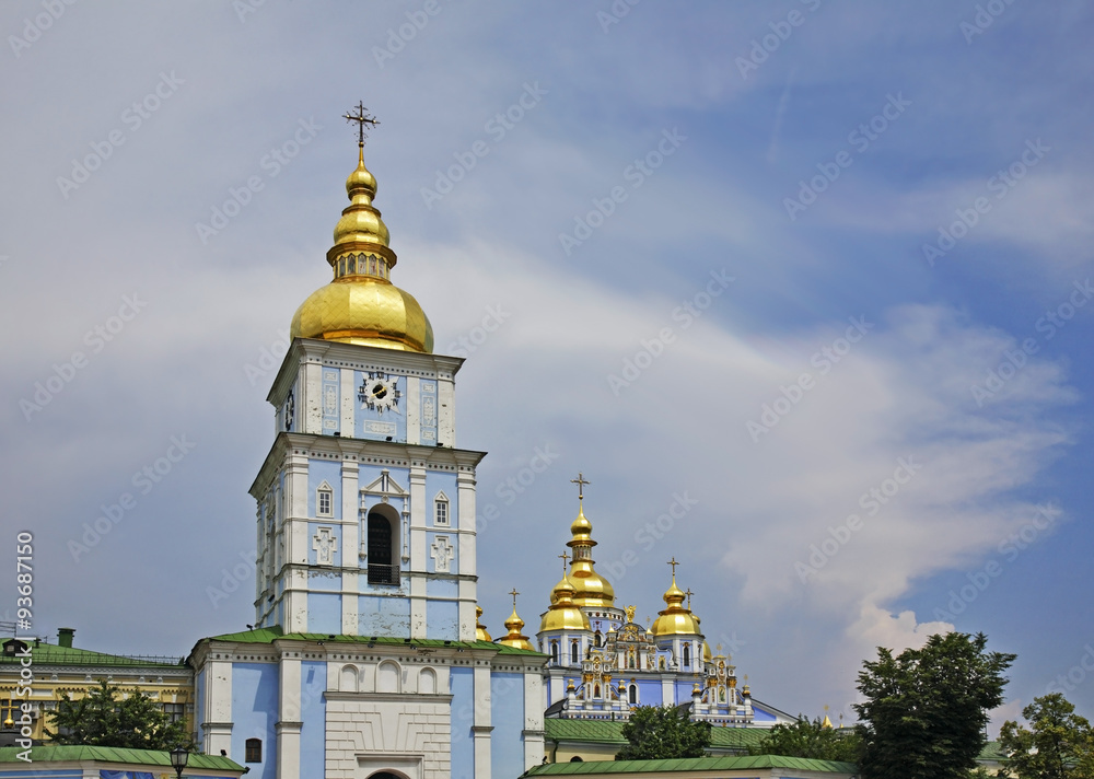 Golden-Domed Monastery of St. Michael in Kiev. Ukraine