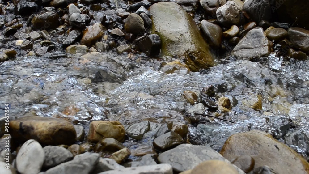 Mountain river. Mountain river.