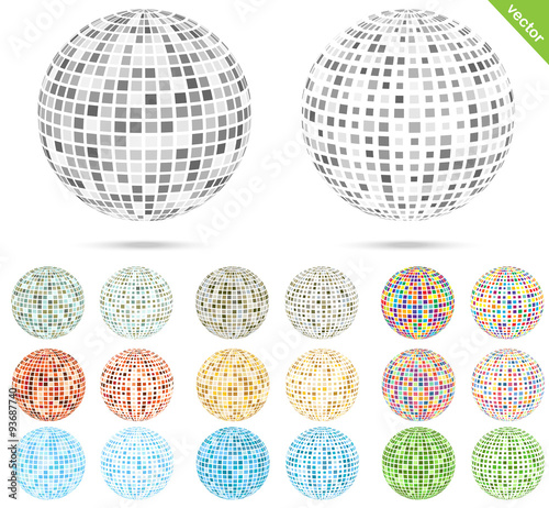 globe logo pixel
