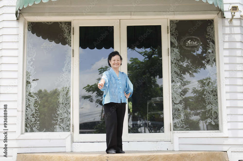 Portrait of asian elderly Portrait of asian elderly