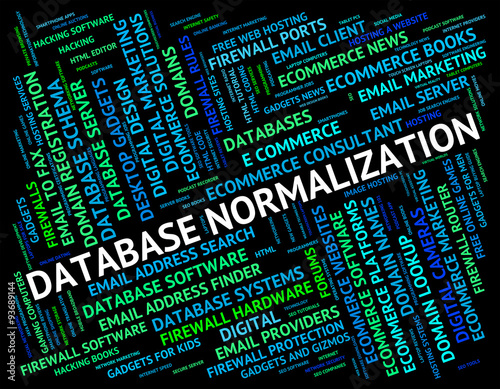Database Normalization Represents Normalise Words And Regularise