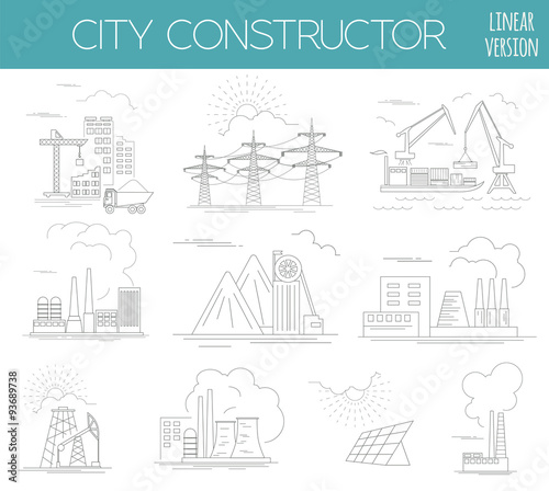 Great city map creator. House constructor. Infrastructure, indus