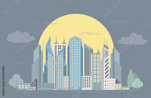 Great city map creator. Colour version. House constructor. House