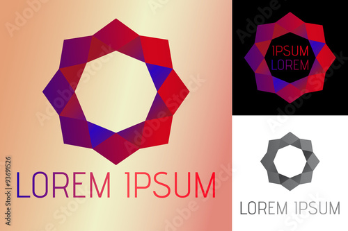 Abstract logo, fashion luxury style, Gems logo, diamond logo, jewelry, jewellery, jewelery or gems company