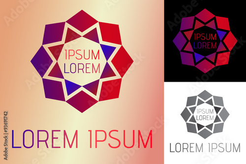 Abstract logo, fashion luxury style, Gems logo, diamond logo, jewelry, jewellery, jewelery or gems company