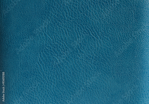 Texture artificial blue leather