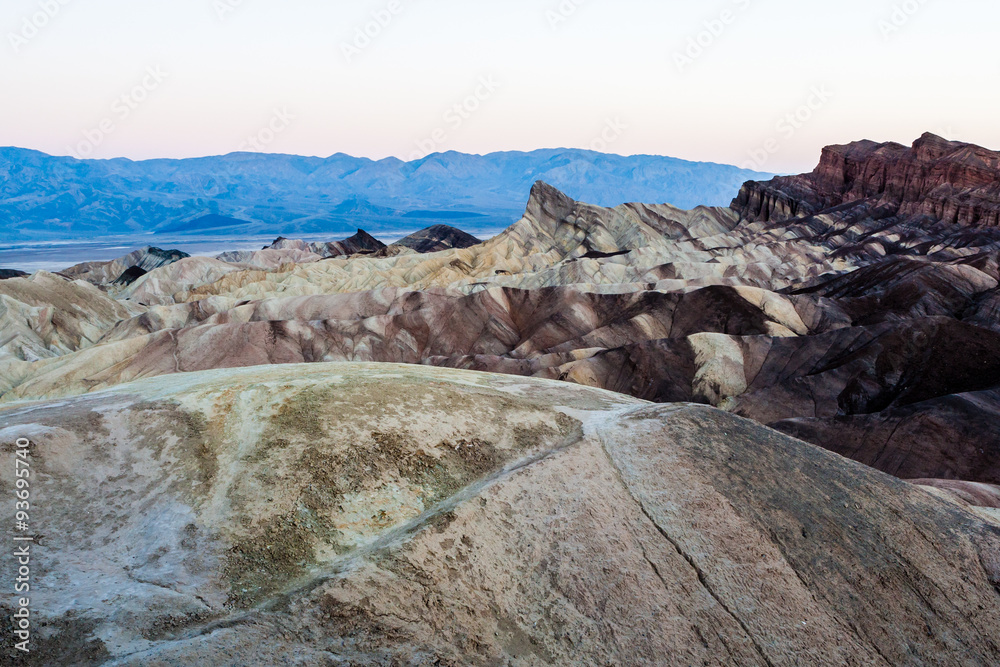 sunrise at Zabriskie Point, Death Valley National Park, USA