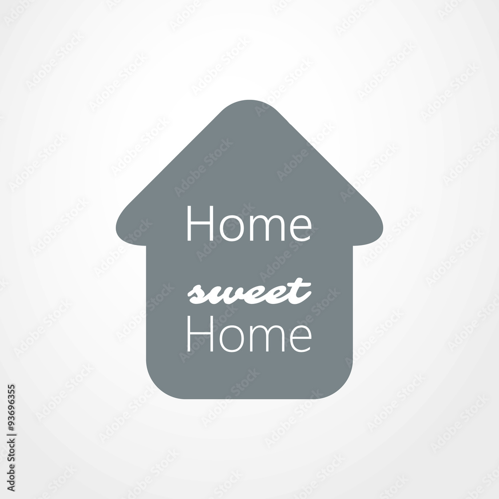 Home, Sweet Home - House Icon, Logo Design 