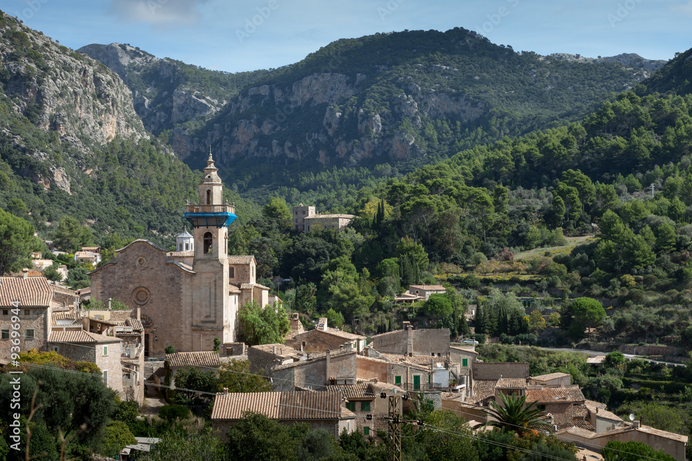 Valldemossa, a mounain village and municipality on the island of Majorca, Spain