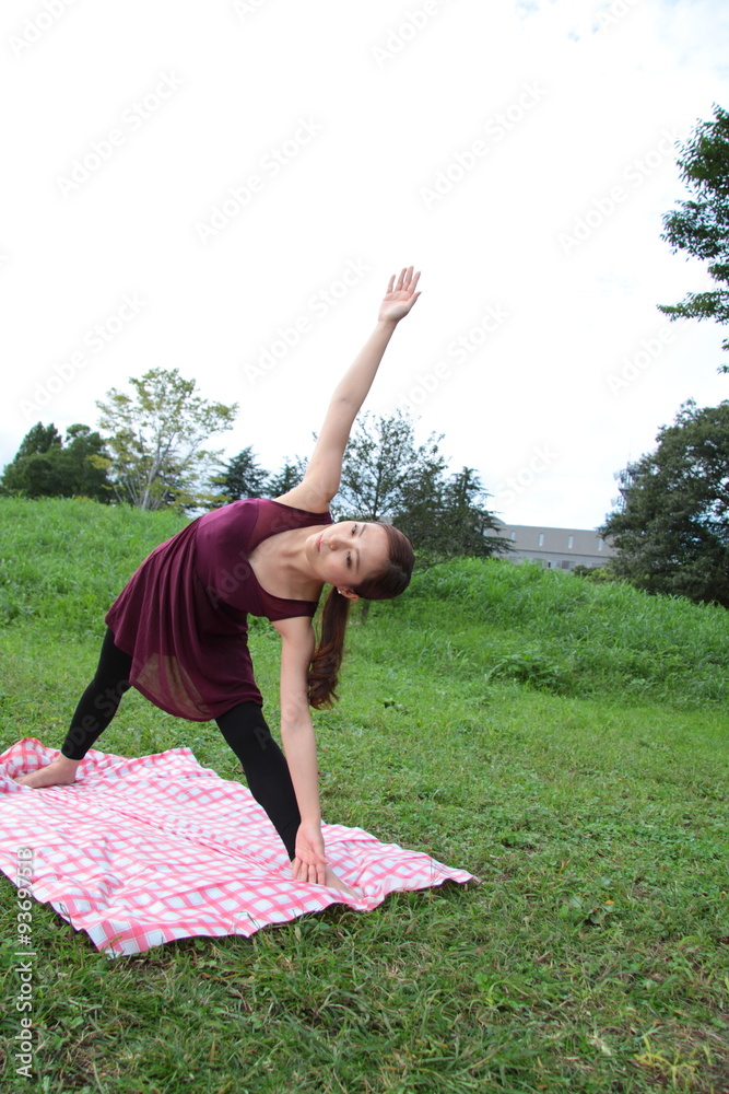 Fototapeta premium ヨガのポーズ