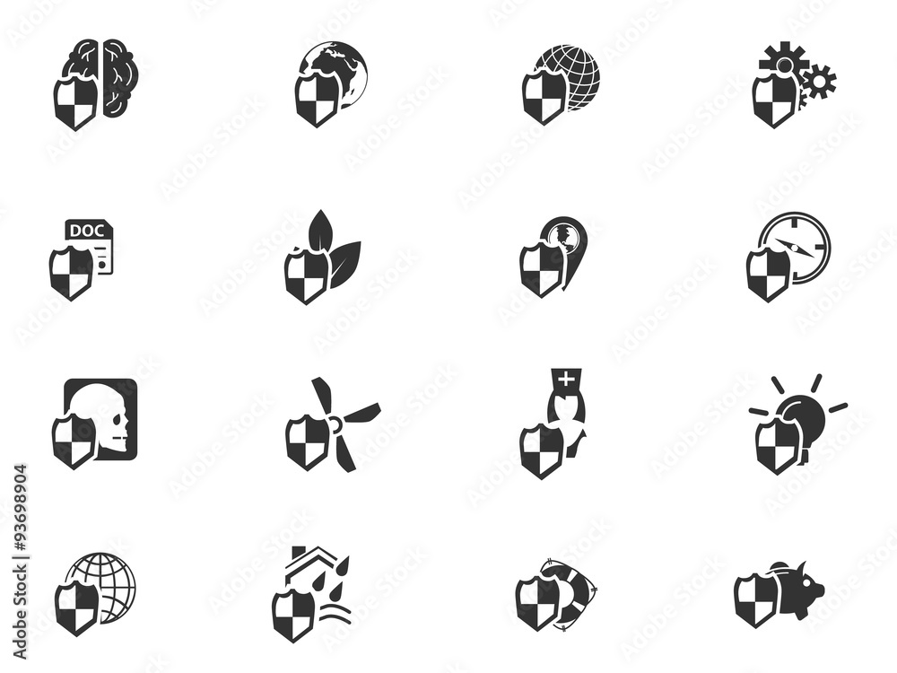 Insurance icons Insurance icons