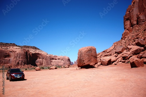 The Cube at Monument Valley in Arizona, USA