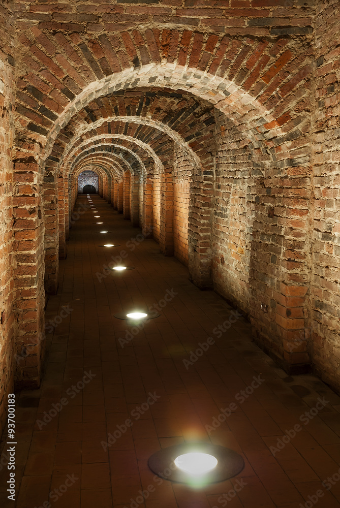 Obraz premium Underground secret passage 