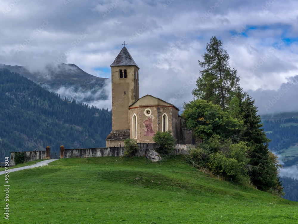 Old church in the Alps - 2