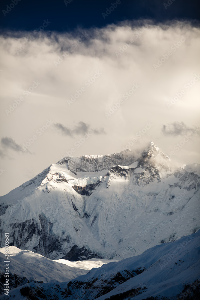 Mountain inspirational landscape, Annapurna range Nepal