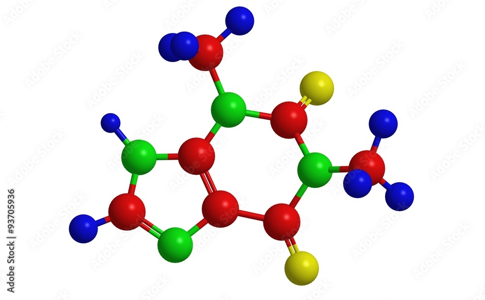 Molecular structure of theophylline Molecular structure of theophylline
