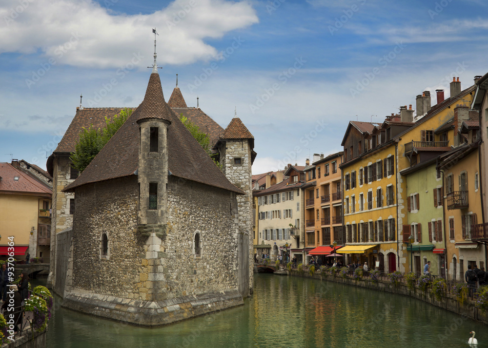 Canal at Annecy in France