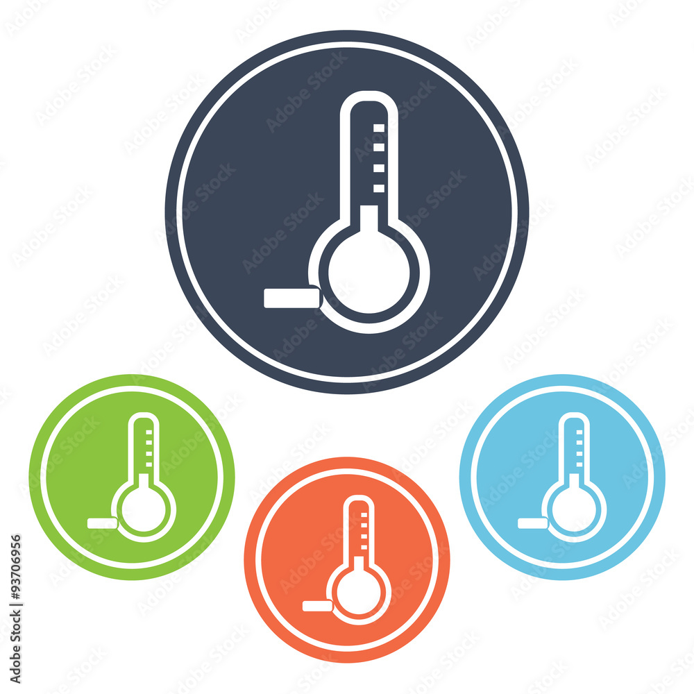 Temperature below zero icon