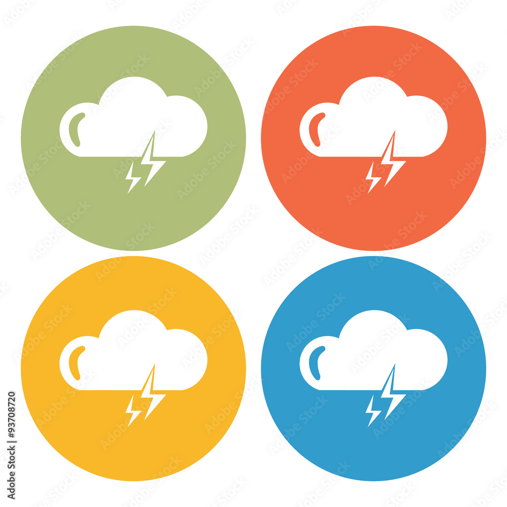 Storm weather icon Storm weather icon