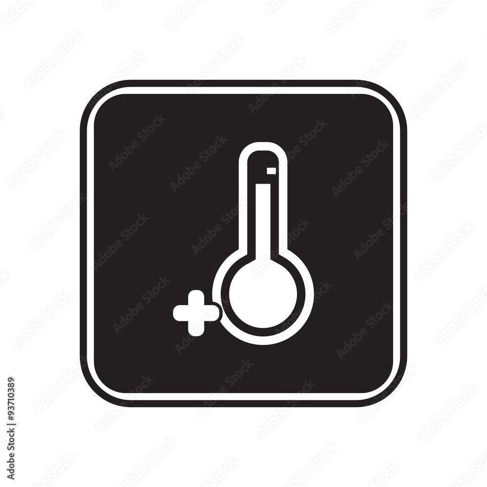 Temperature above zero icon