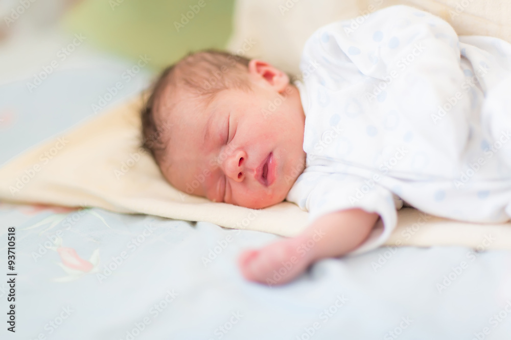 Newborn baby sleeping, 3 days old Newborn baby sleeping, 3 days old
