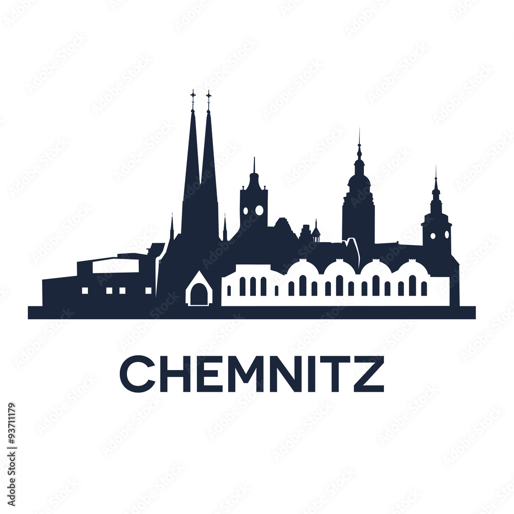 Fototapeta premium Chemnitz City Skyline
