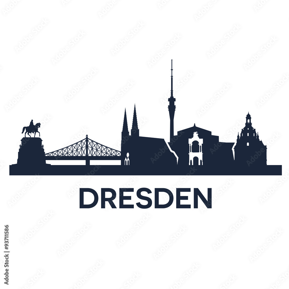 Dresden City Skyline