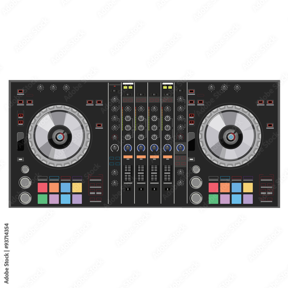 Fototapeta premium Dj console