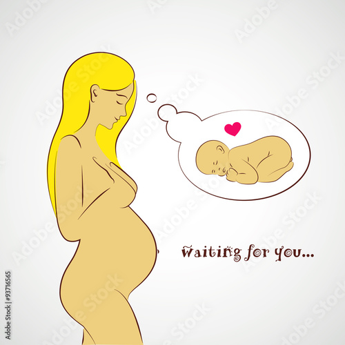 waiting for you schwanger baby blond