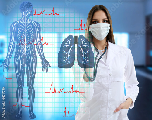 Medicine doctor working wit...