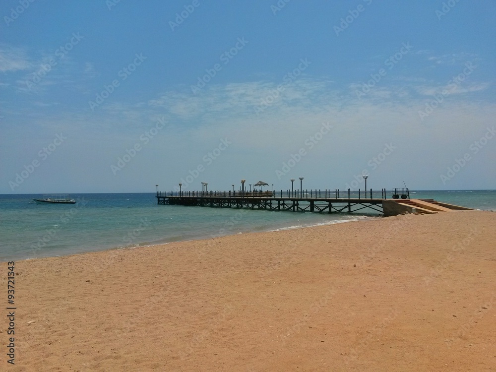 Beach in Red Sea, Egypt