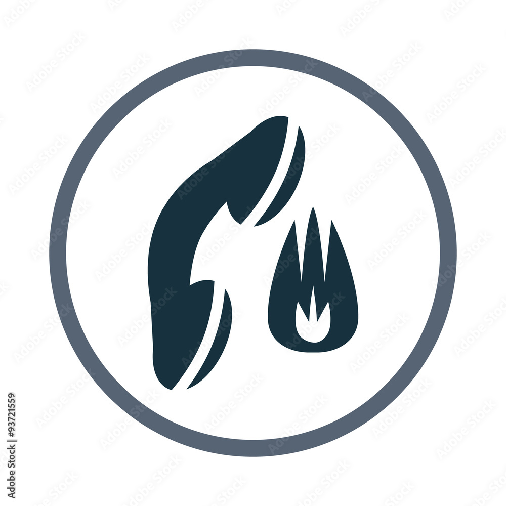Call the fire department icon Call the fire department icon