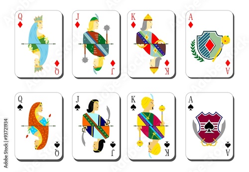 playing cards bubi peaks