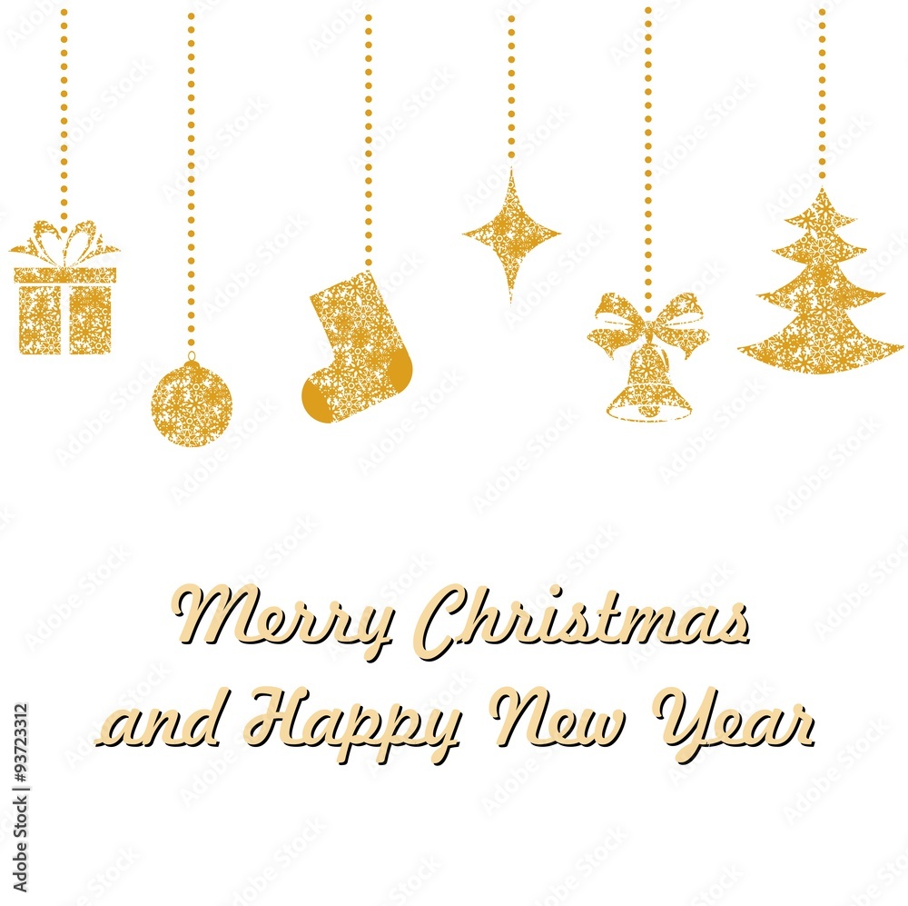 Fototapeta premium the merry christmas