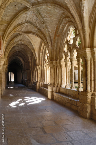 Cloisterof Monastery of Poblet ,Tarragona, Catalonia,Spain,
