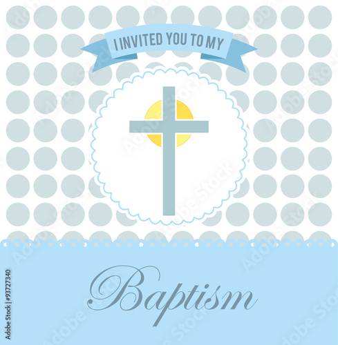 baptism invitation design
