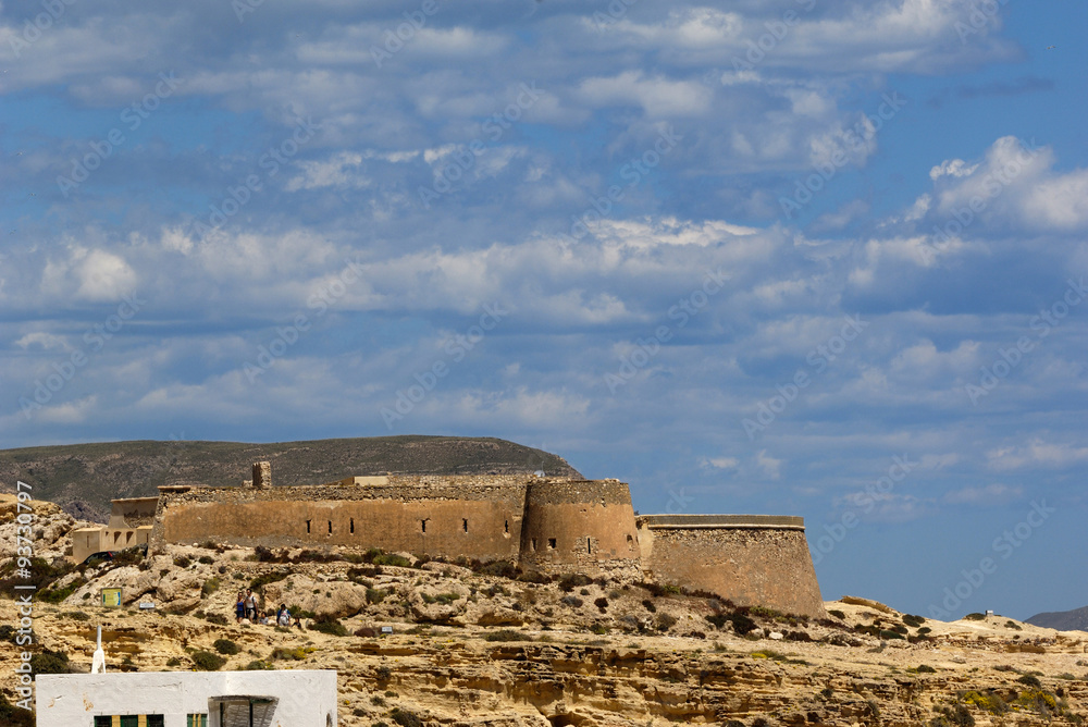San Felipe, Castle, Cabo de Gata, Natural Parck, Almeria, Andalu San Felipe, Castle, Cabo de Gata, Natural Parck, Almeria, Andalu