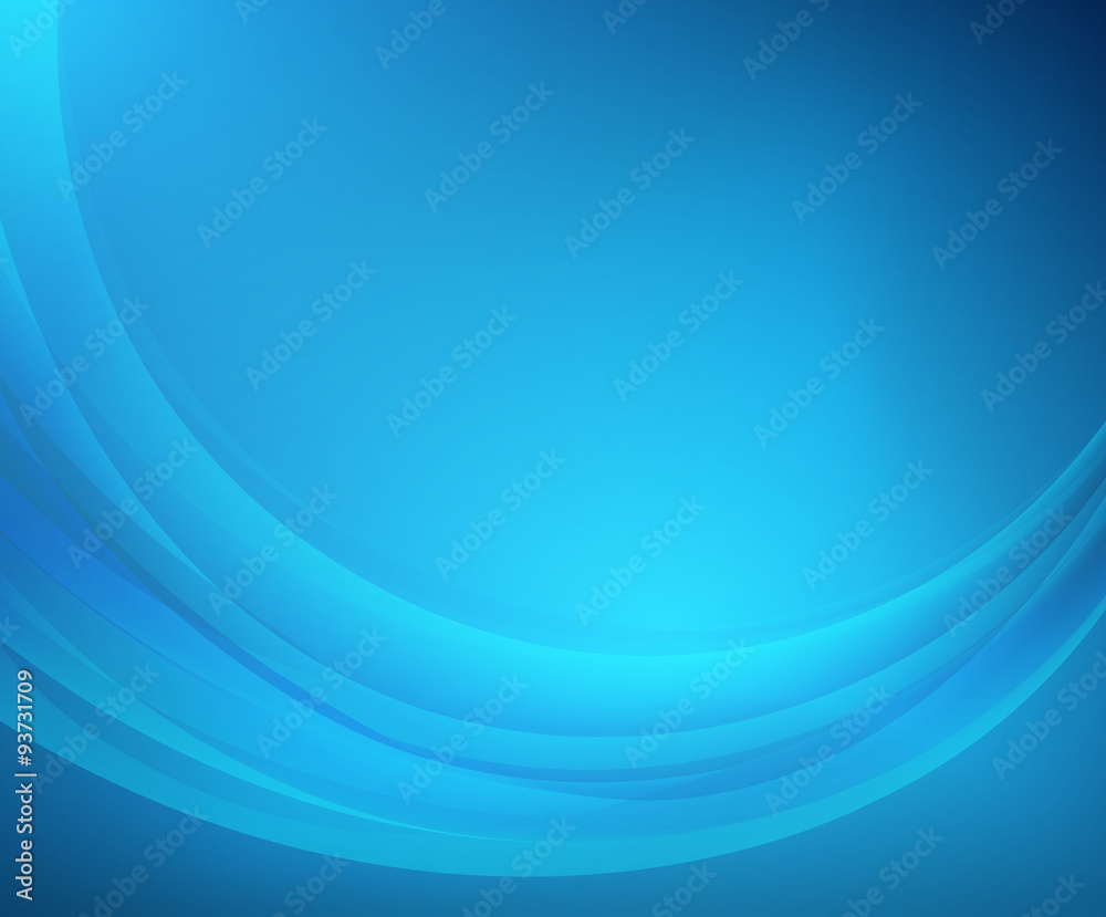 Abstract Soft bending line blue on dark blue background Abstract Soft bending line blue on dark blue background