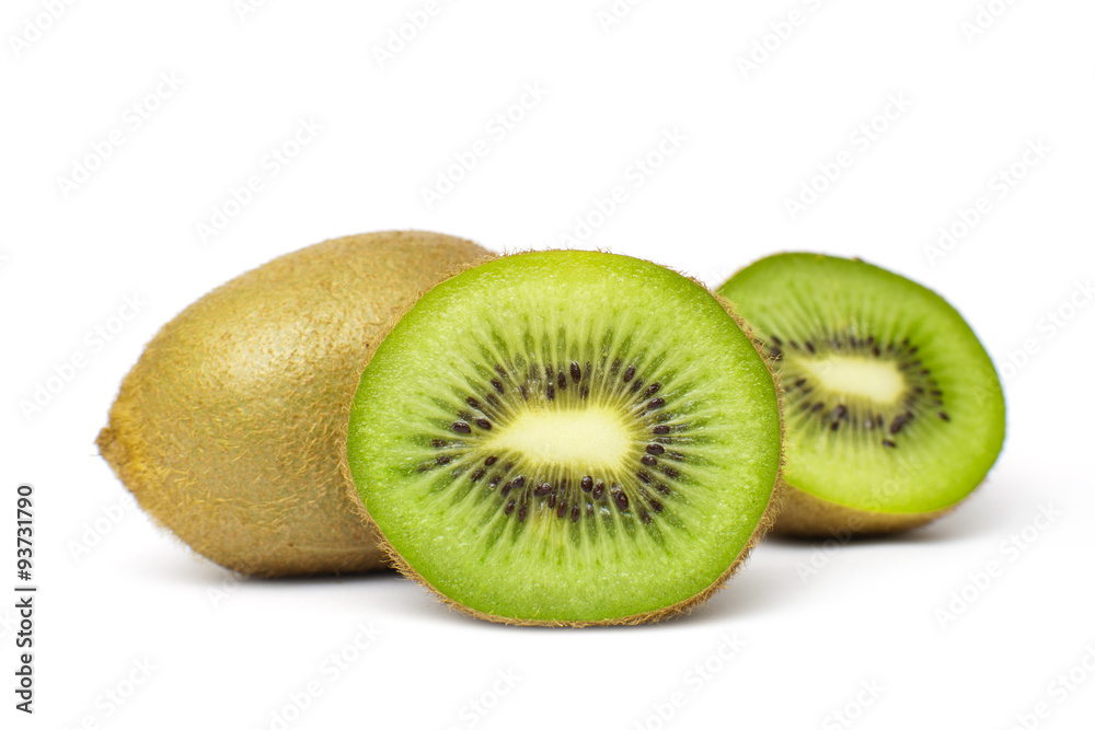 sliced kiwi fruit isolated on white background sliced kiwi fruit isolated on white background