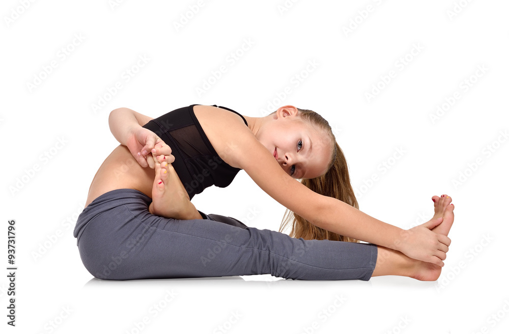 Girl doing yog
