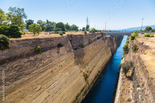 Wallpaper Mural Corinth channel in Greece Torontodigital.ca