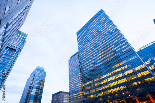 Windows of Skyscraper Business Office, Corporate building in London