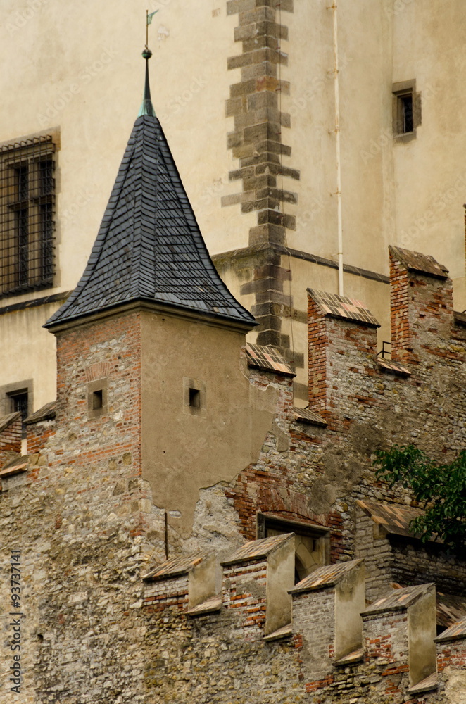Interior tower in Karlstein Royal Castle