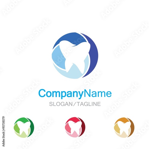 Dentist Dental Tooth vector logo icon