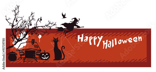 happy halloween with scary elements
