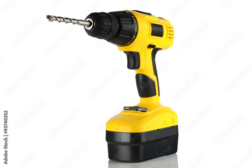 drill, screwdriver, battery