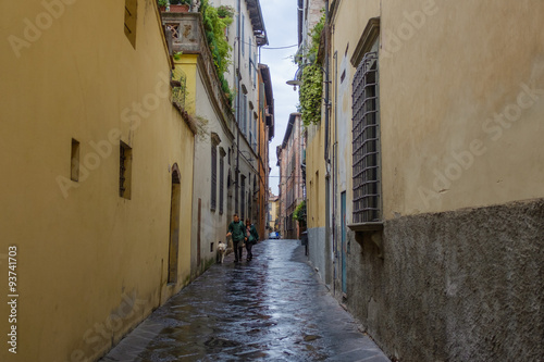 A street in Lucca, Italy