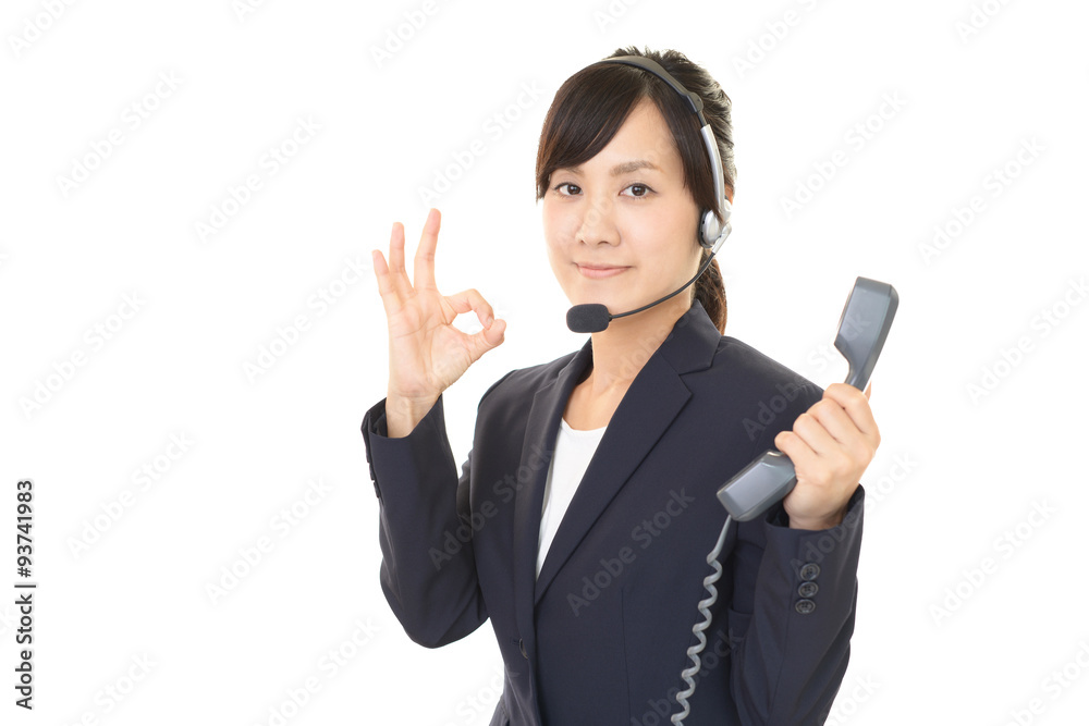 笑顔のオペレーター 笑顔のオペレーター